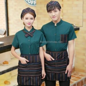 Đồng phục cafe xanh